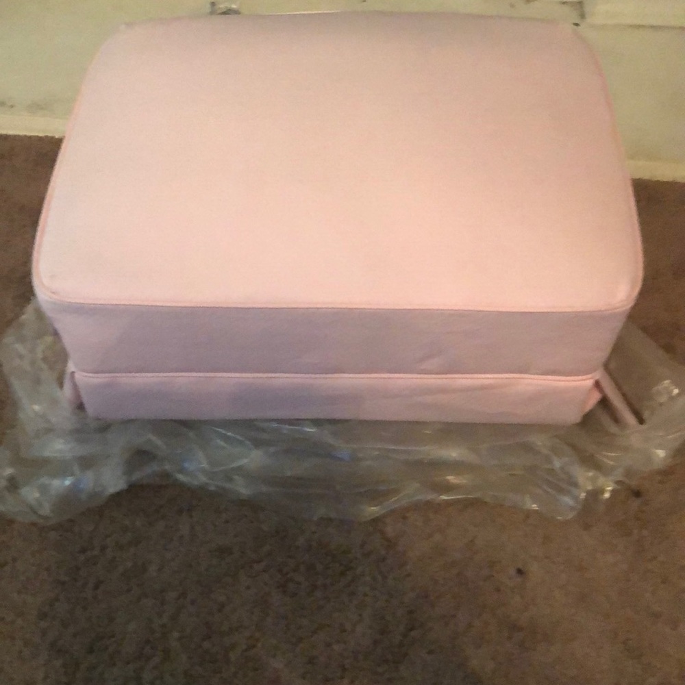 Pink rocking footstool - Picture 2 of 2